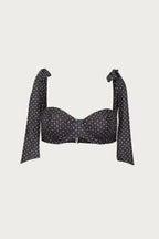 Lady Bra (Black Cream Polka Dot)