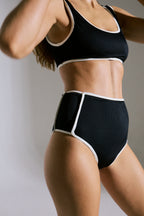 BIKINI MORA TEXTURIZADO MIX | BLACK