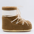 Moon Boot Brown Sole Rubber Cover Leather