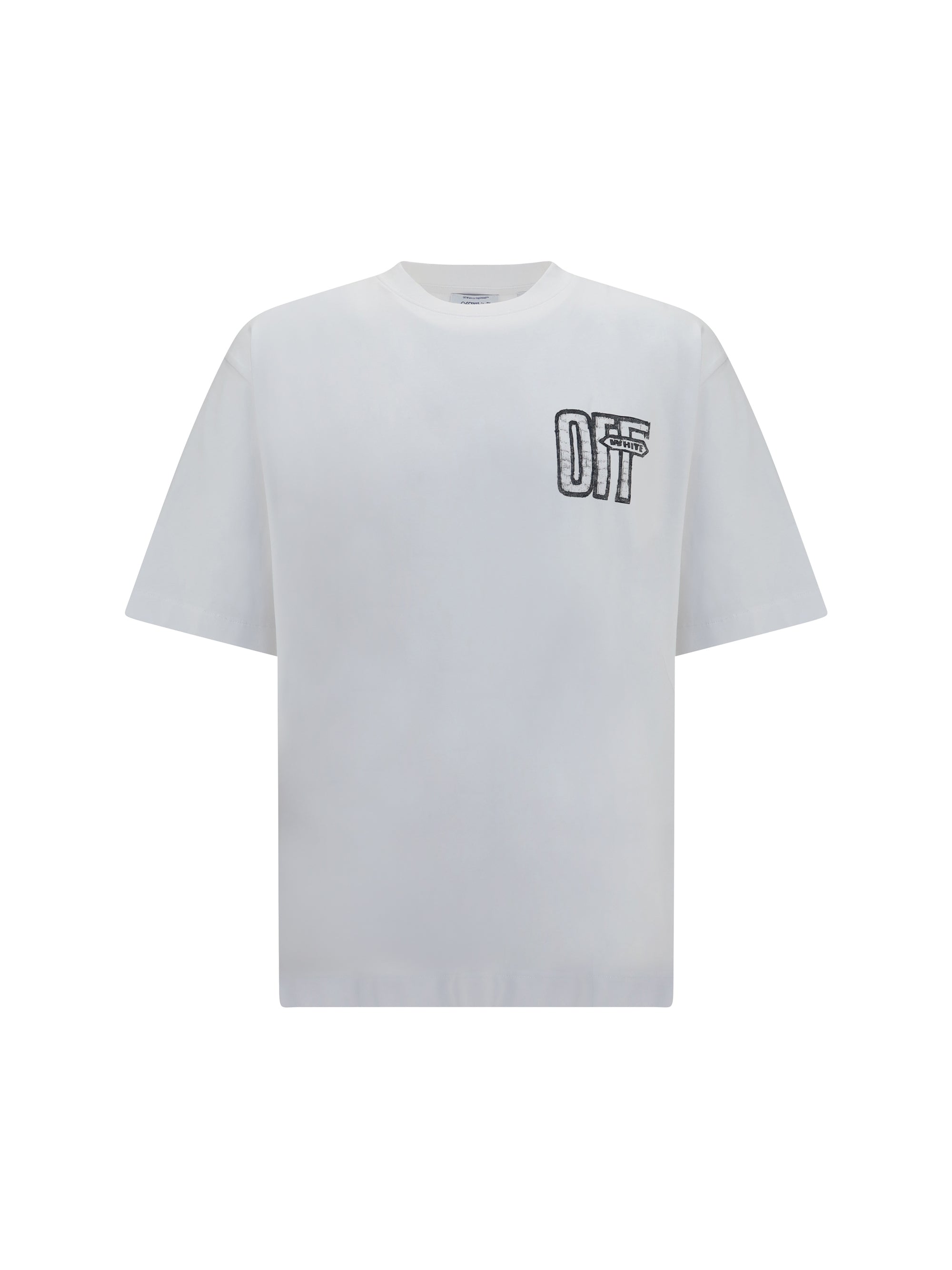 Off-White Motion Arrow Logo T-Shirt — White