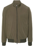 Herno Taffeta Bomber Jacket — Olive