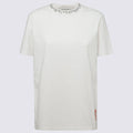 Golden Goose T-shirts and Polos Vintage White _co