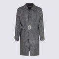ZEGNA Coats Grey/black