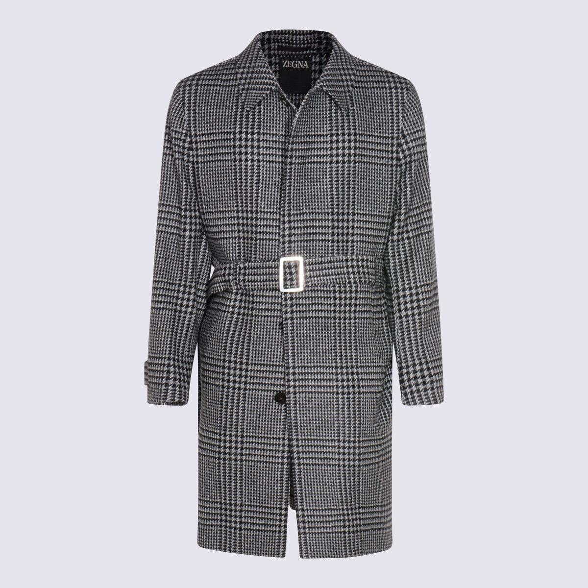 ZEGNA Coats Grey/black