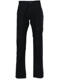 Jacob Cohen Scarf-Detail Straight Trousers — Navy