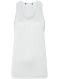 Fabiana Filippi Panelled Cotton Jersey Tank Top — White