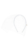 Maison Michel Resille Headband — white