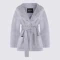Fabiana Filippi Coats Grey _wv Se Ws Wp Pl