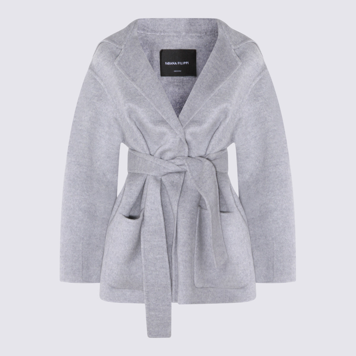 Fabiana Filippi Coats Grey _wv Se Ws Wp Pl