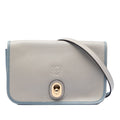 Bicolor Leather Anagram Ines Flap Crossbody