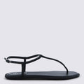 René Caovilla Flat shoes Black Sole El Cover Co Le Pu Pl Vi