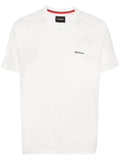 Kiton Embroidered-Logo Cotton T-Shirt — White
