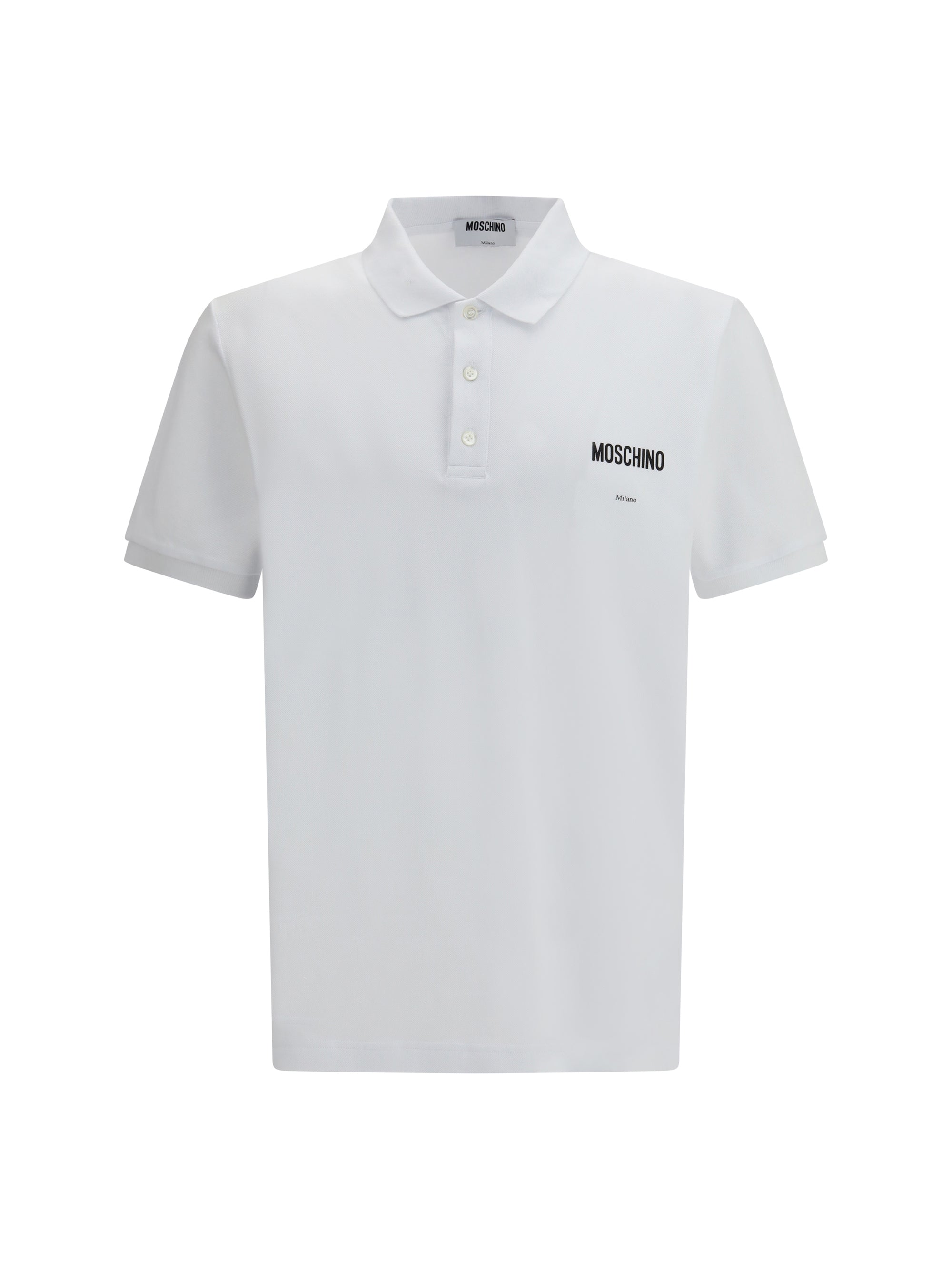 Moschino Cotton Polo Shirt — White