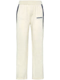 Dsquared2 Logo-Embroidered Side-Stripe Joggers — Cream