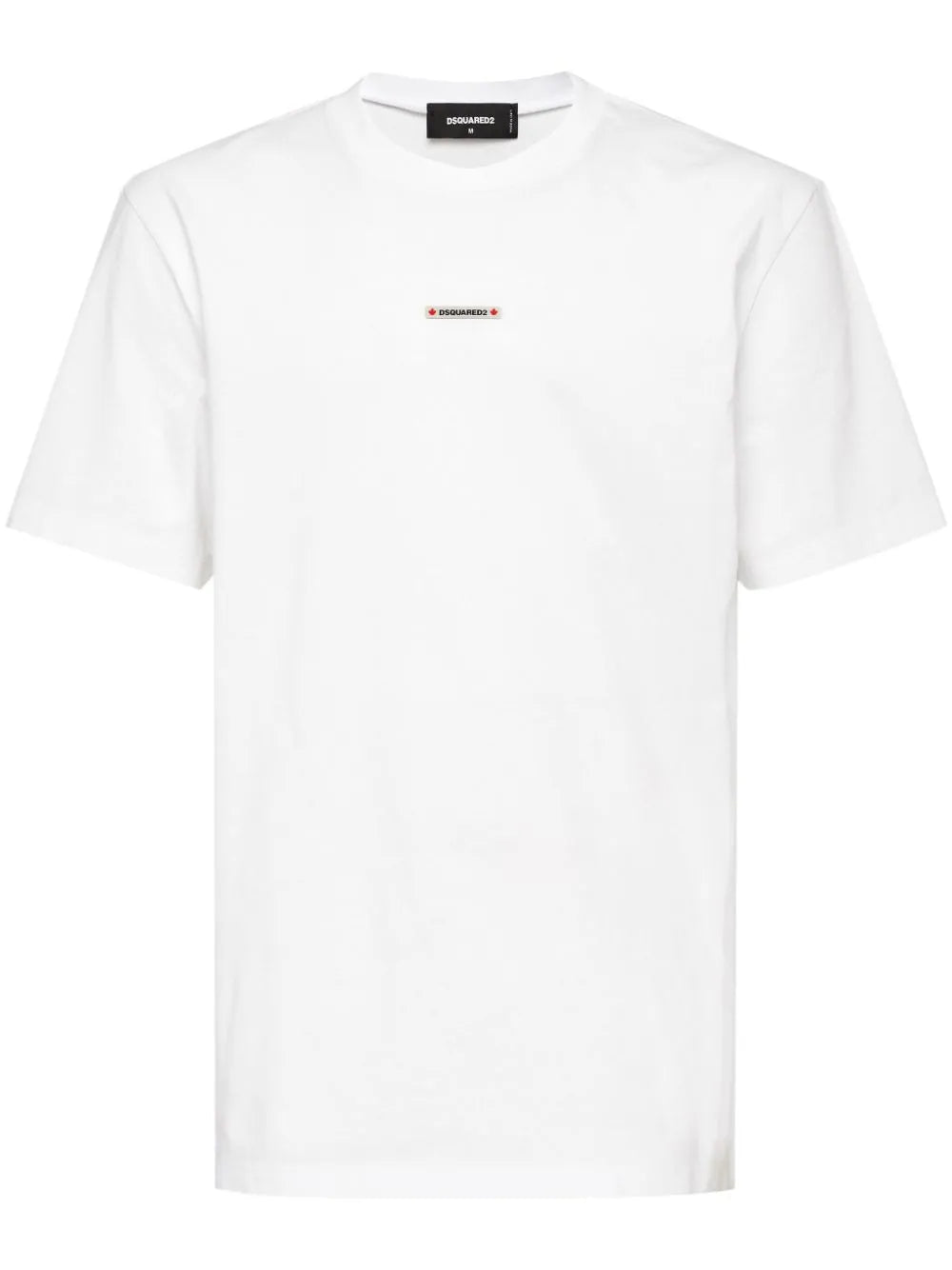 Dsquared2 Logo-Patch Cotton T-Shirt — White