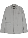 Kiton Lightweight Zip-Up Jacket — Gray