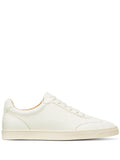 Brunello Cucinelli Logo-Print Calf Leather Sneaker — Off-white