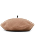 Brunello Cucinelli Wool Knitted Beret — Beige