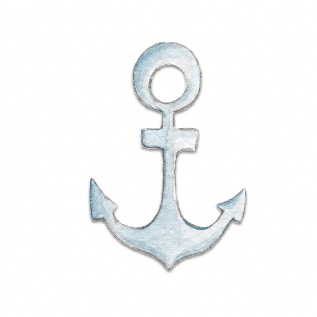 Vinilo Infantil "Small" ANCHOR 60x65cm