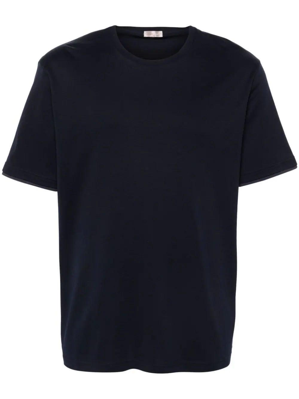 Herno Lightweight Cotton Jersey T-Shirt — Navy