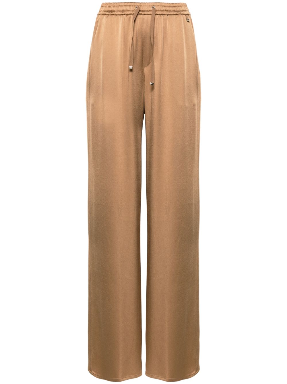 Herno Crepe Trousers — Caramel