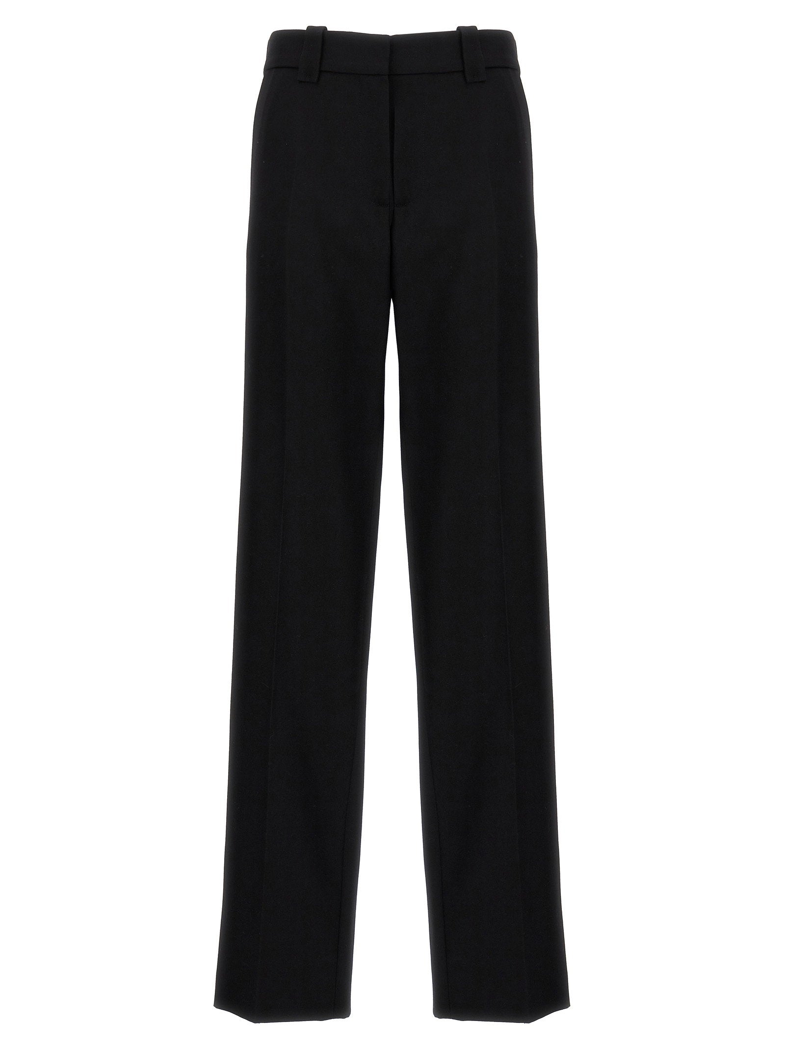 Paco Rabanne Wool Trousers — Black