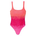 Ombre Hand-Beaded Embellished One-Piece Swimsuit