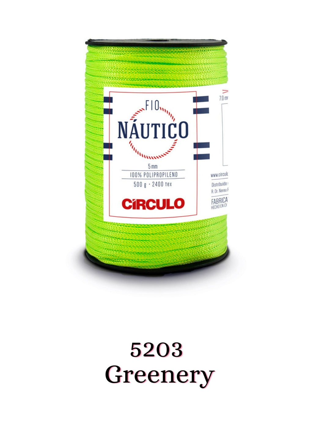 FIO NAUTICO 5mm CIRCULO 500 grs.