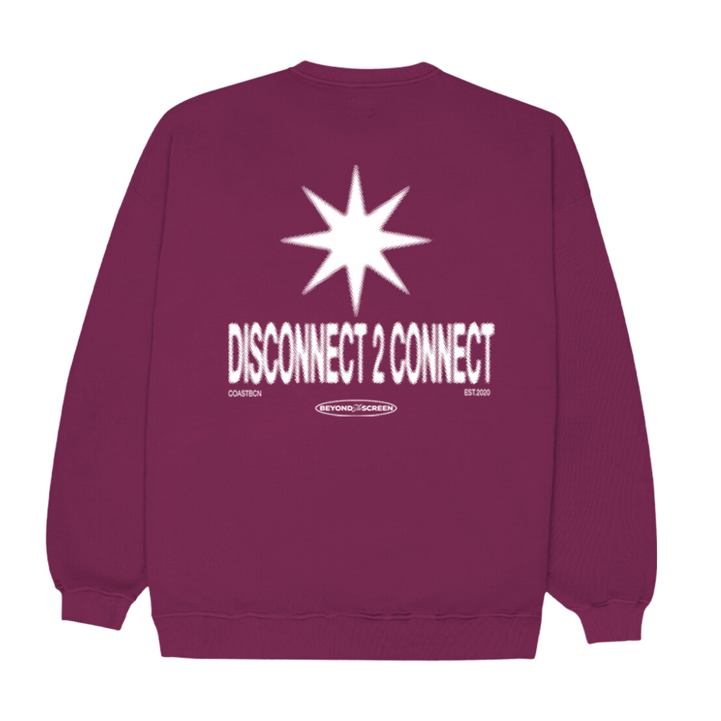 Purple Disconnect Sweatshirt