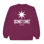 Purple Disconnect Sweatshirt