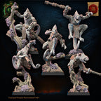 Kuaxotl Unit with blowpipes, Lost Kingdom Miniatures