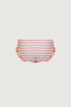 ruffle brief bottom (blush stripe/blush)