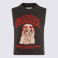 Ganni Sweaters Black Sand _wo Recycled Wo Pa