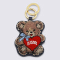 GANNI Keychains Black/iris _le Pu Pl