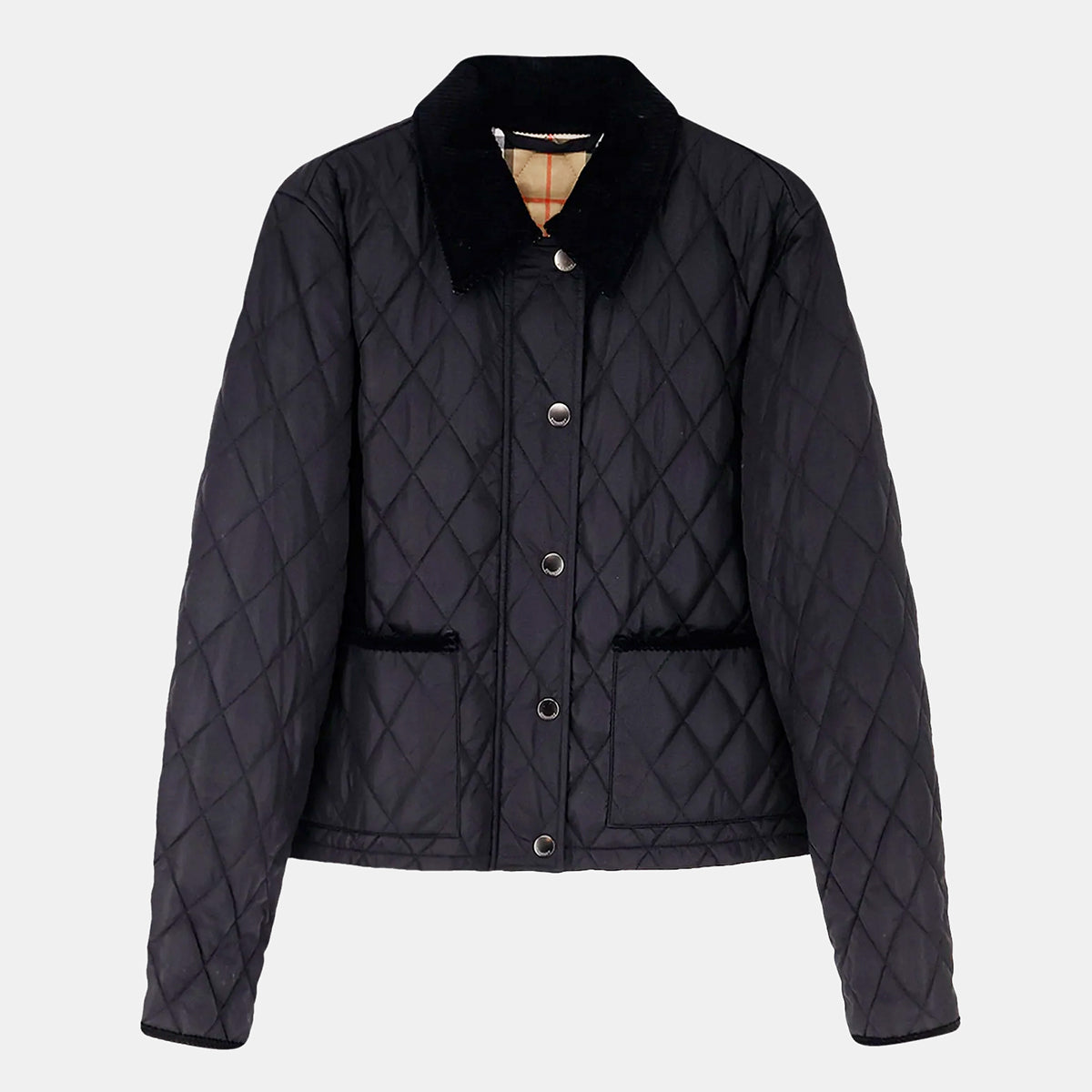 Burberry Coats Black Polyamide