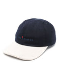 Kiton Logo-Embroidered Baseball Cap — Navy