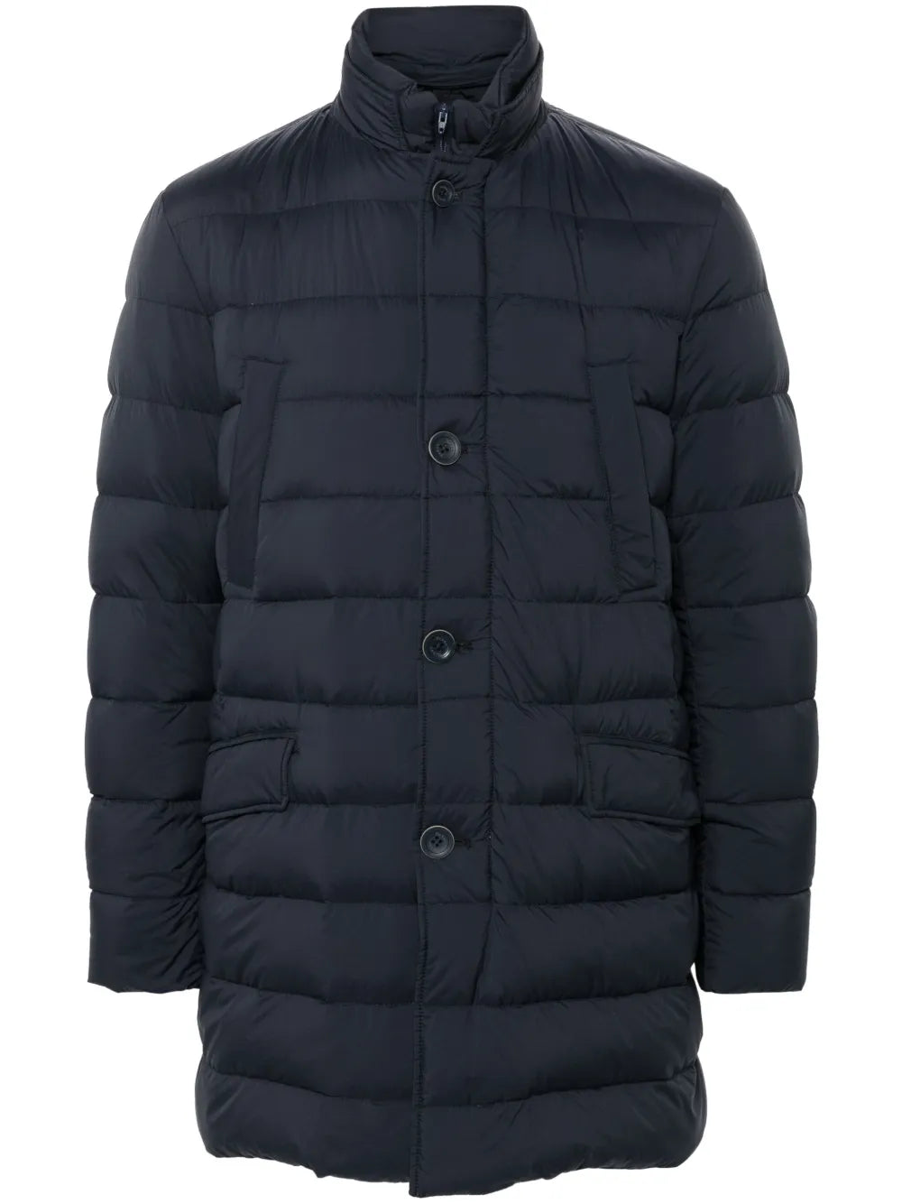 Herno Goose Down Padded Down Coat — Navy