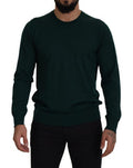 Men's Cashmere Crewneck Sweater Green