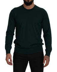 Men's Cashmere Crewneck Sweater Green