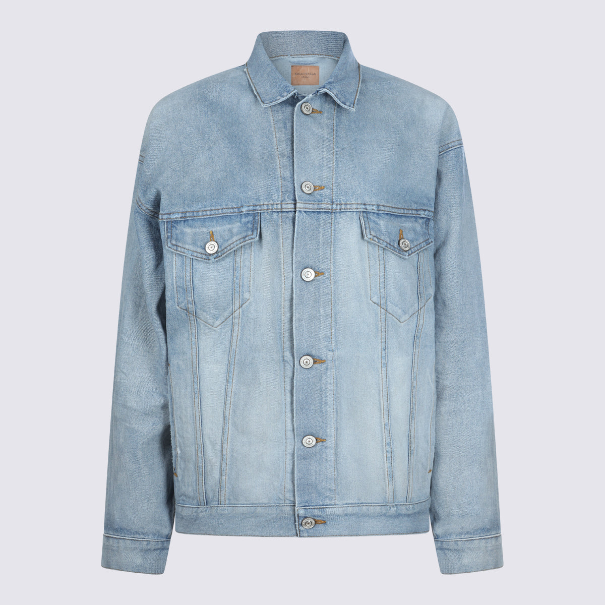 Balenciaga Jackets Dirty Light Blue _co