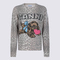 Ganni Sweaters Brown _wo Recycled Wo Pa