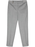 Peserico Punto Luce-Chain Trousers — grey