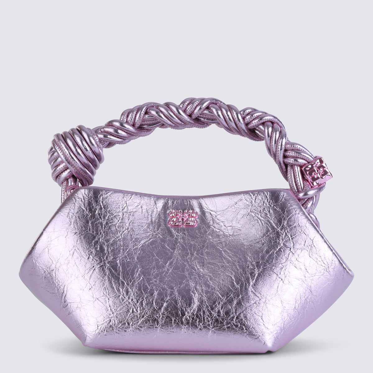Ganni Bags Silver Pink _pu Recycled Pl