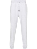 Brunello Cucinelli Logo-Print Cotton-Blend Joggers — grey