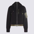 Sacai Jackets Navy/khaki Co Polyester