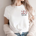 Número de béisbol personalizado Camiseta 100% algodón con nombre Cumpleaños Juego de béisbol Regalo para mamá de béisbol Amantes del béisbol