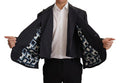 Blue Linen Formal Mens Blazer Jacket Clothing