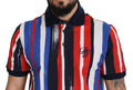 Men's Multicolor Cotton Polo Top T-Shirt