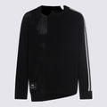 Y-3 Sweaters Black-chalk White _rayon Pet-rec