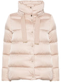 Herno Logo-Plaque Padded Down Jacket — beige